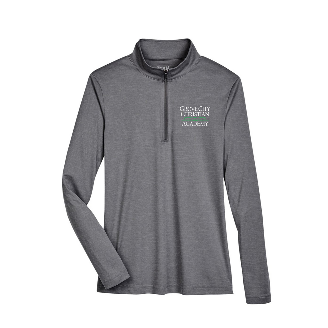 GCCA Women's Logo Performance 1/4 Zip Pullover