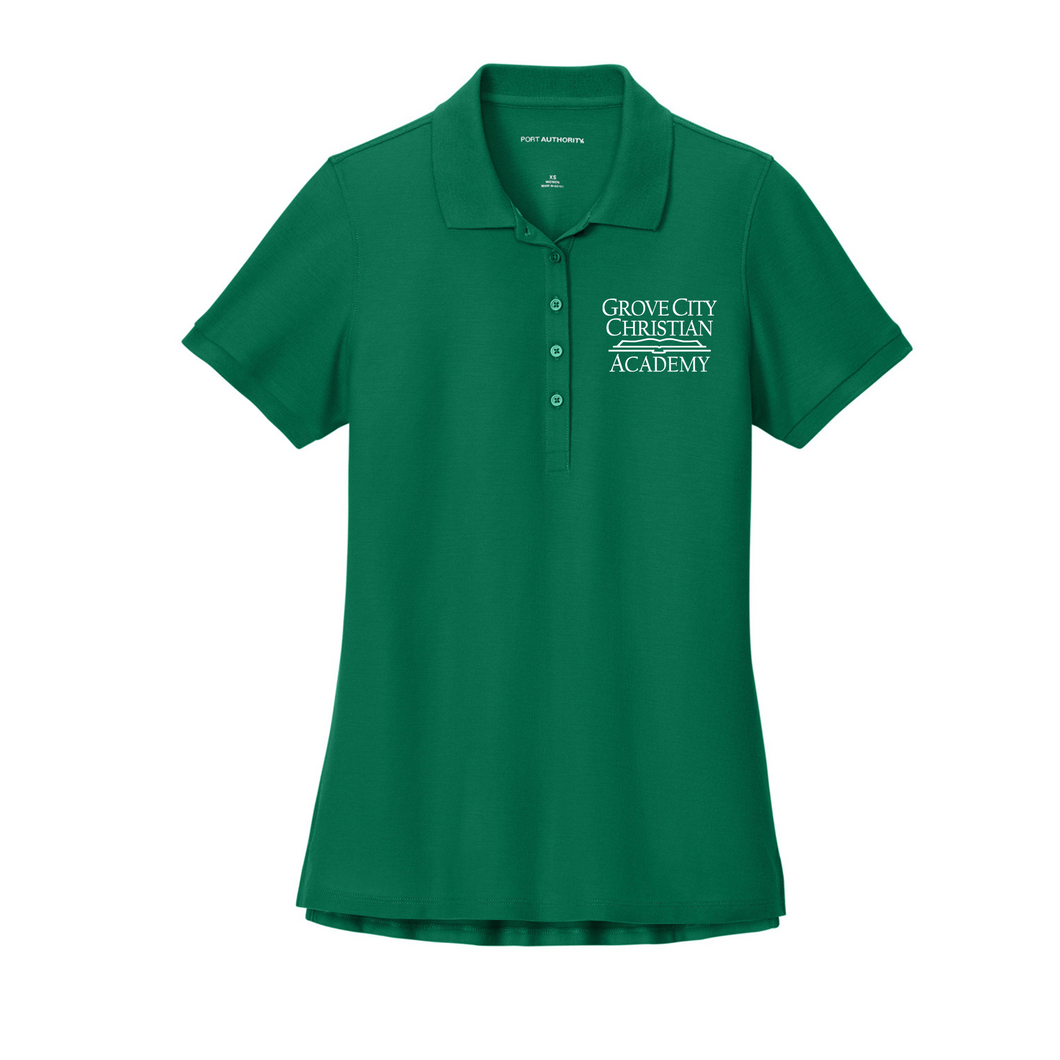GCCA Women's Logo Pique Polo