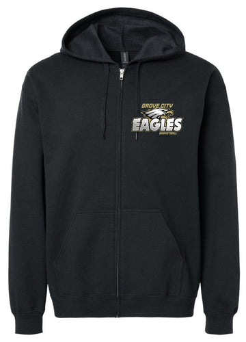 EAGLE HEAD UNISEX FULL ZIP UP HOODIE