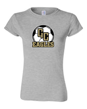 Soccer Ball Ladies Softstyle Tee