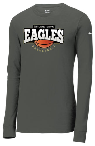 EAGLES BASKETBALL UNISEX NIKE LONG SLEEVE BLEND