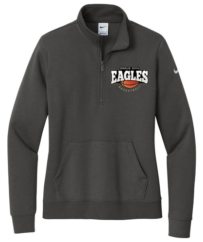 EAGLES BASKETBALL WOMEN'S NIKE 1/2 ZIP BLEND